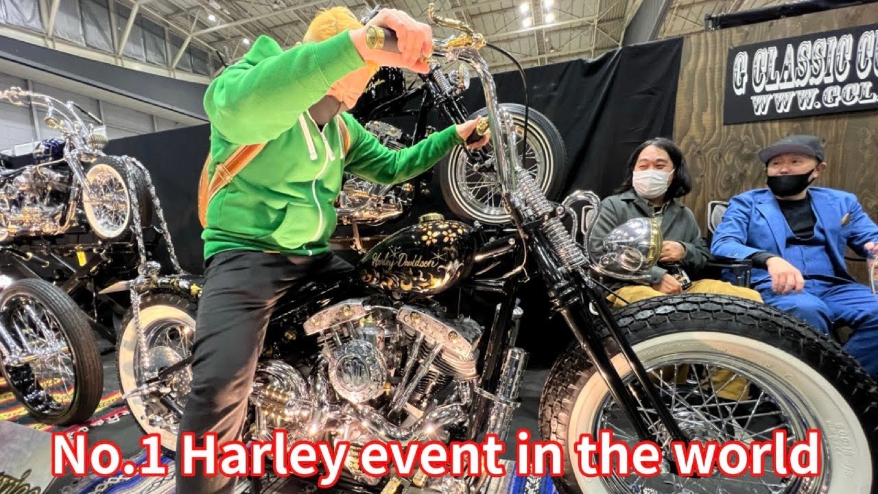 No.1 Harley-Davidson custom event in the world．30th anniversary．japanese custom motorcycles