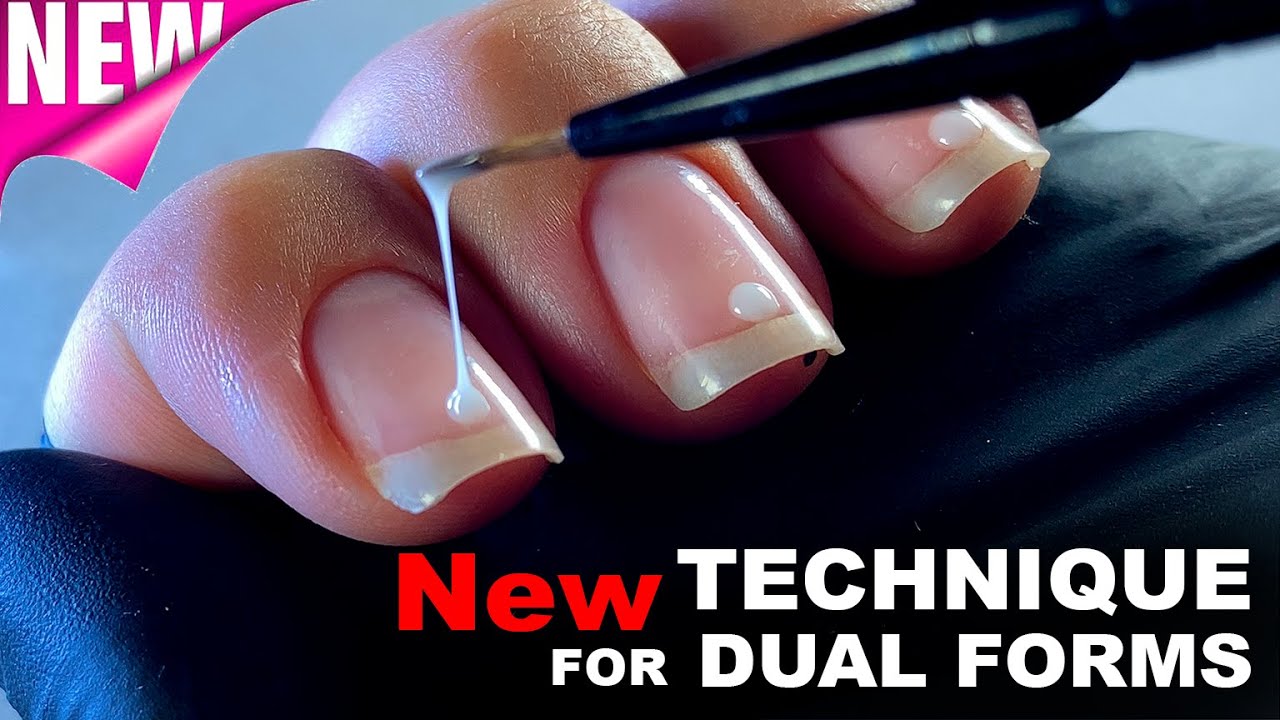 INNOVATIVE METHOD FOR DUAL FORMS | SILICONE MOLDS | NAIL EXTENSIONS WITH GEL FOR BEGINNERS