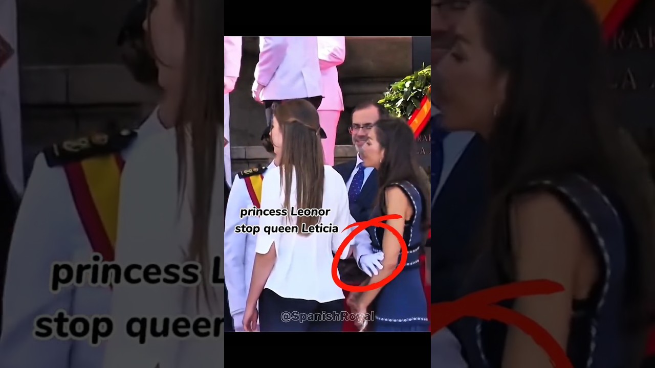 Princess Leonor stop queen Leticia#princessleonor#leonor#princessofasturias