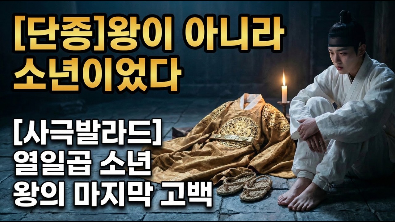 가슴 미어지는... 17세 소년 왕 단종의 마지막 유언 (가사 포함) #감성발라드 #단종 #왕과사는남자 #엄흥도 #슬픈노래