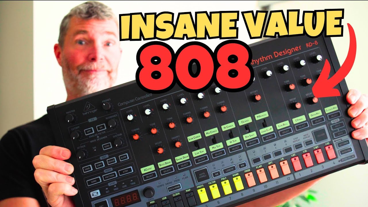 BEHRINGER RD 8 MK2 Demo & Review PT1 (stupidly cheap TR-808)