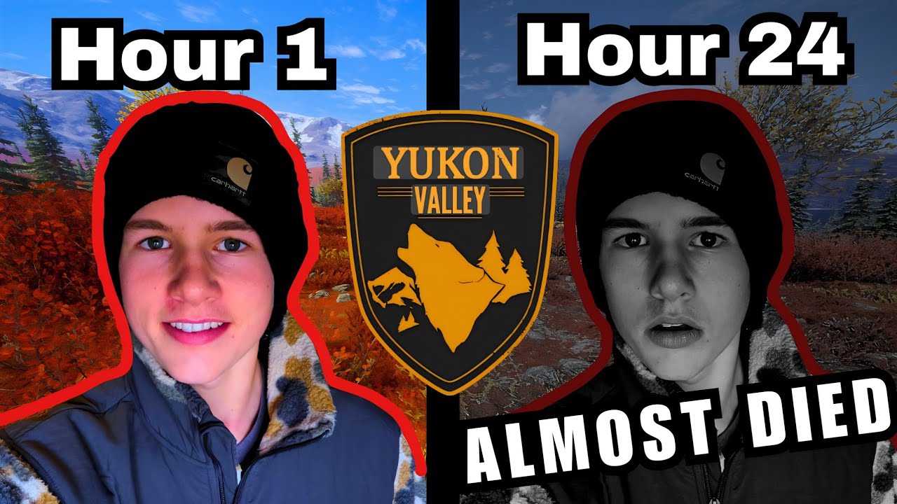 I Survived 24 Hours in Yukon Valley | theHunter: Call of the Wild