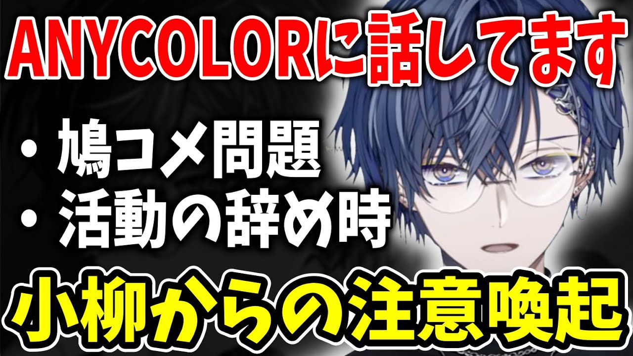 【必見】VCRGTAで鳩コメ問題が悪化し注意喚起をする小柳ロウ【にじさんじ/切り抜き】