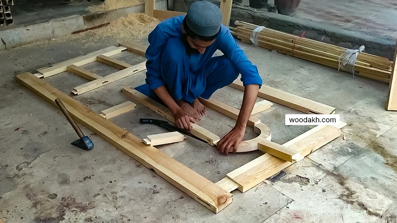 Panel Door Making By Expert Craft Man | Solid wood Door | Woodworking
