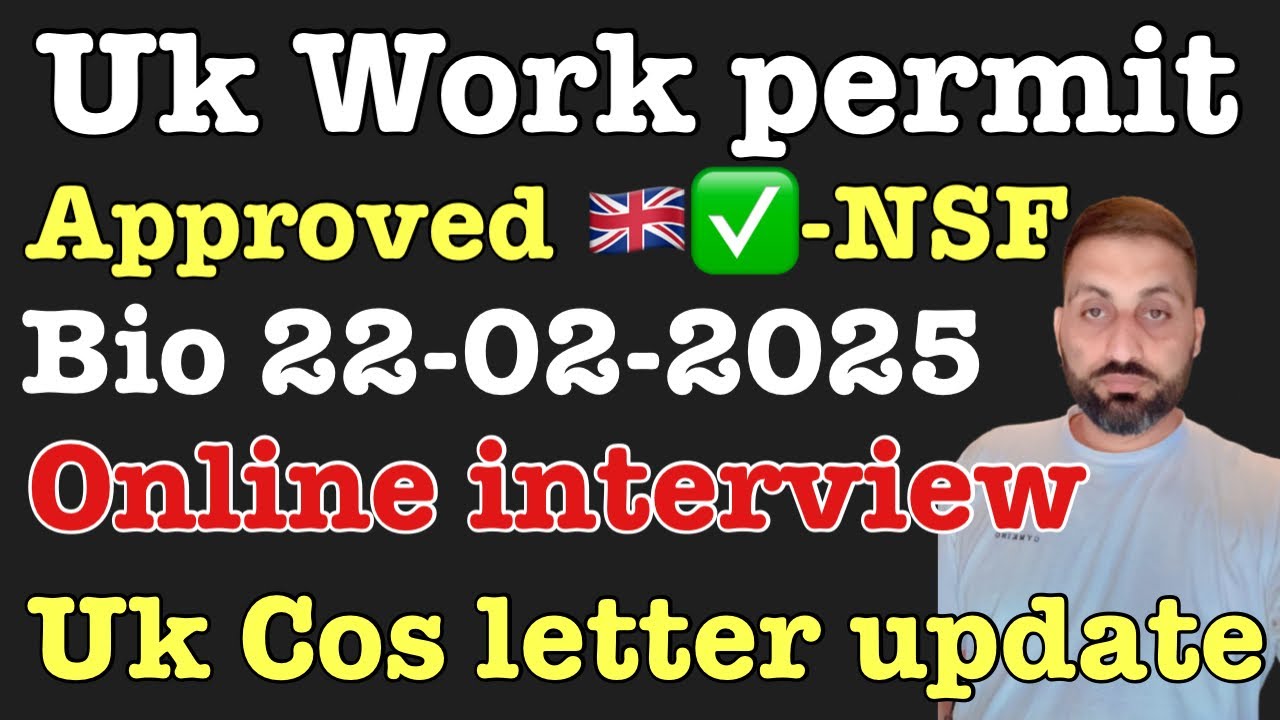 Latest Update Uk 🇬🇧 Work Visa Approved #workpermit #online #interview #workvisa #ukworkvisa #uk