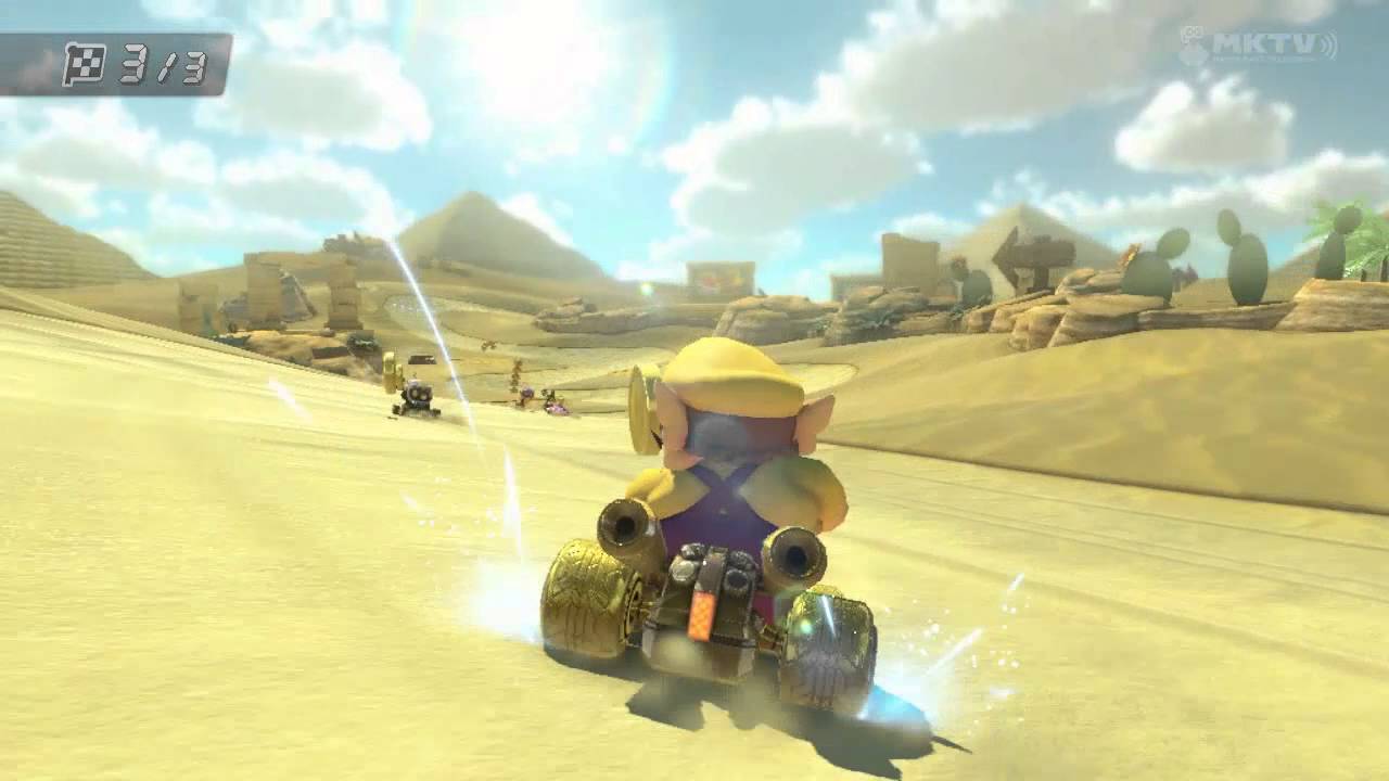 Wii U - Mario Kart 8 - (GCN) Dry Dry Desert Episode 2