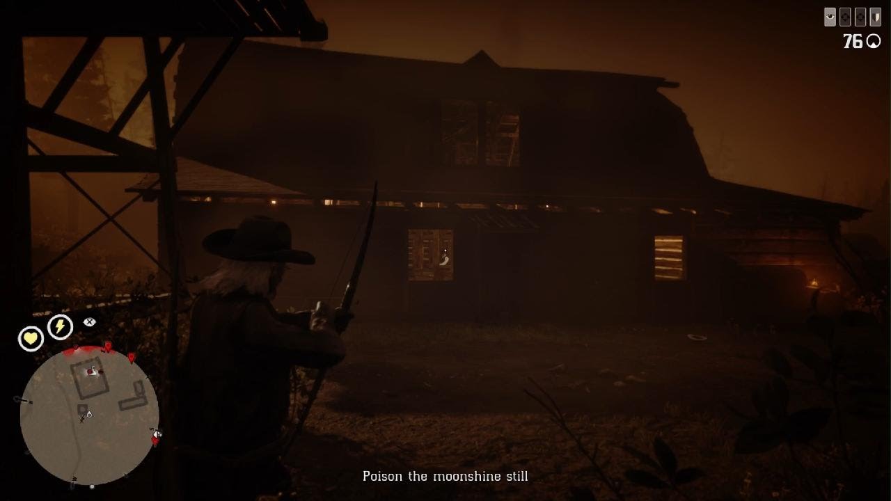 RDR2 Poison The Moonshine without getting noticed