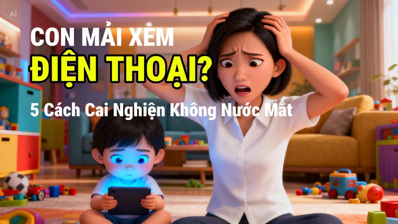 CON MẢI XEM ĐIỆN THOẠI 5 - Cách Cai Nghiện Không Nước Mắt