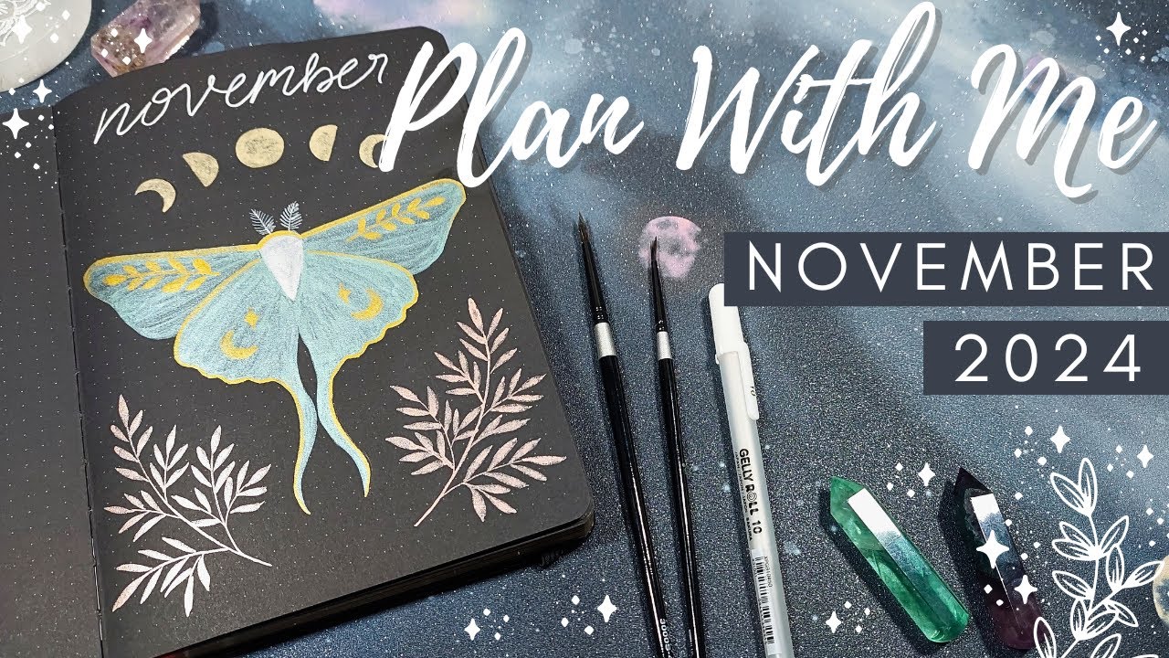 Bullet Journal за ноябрь 2024 г. | Планируйте вместе со мной