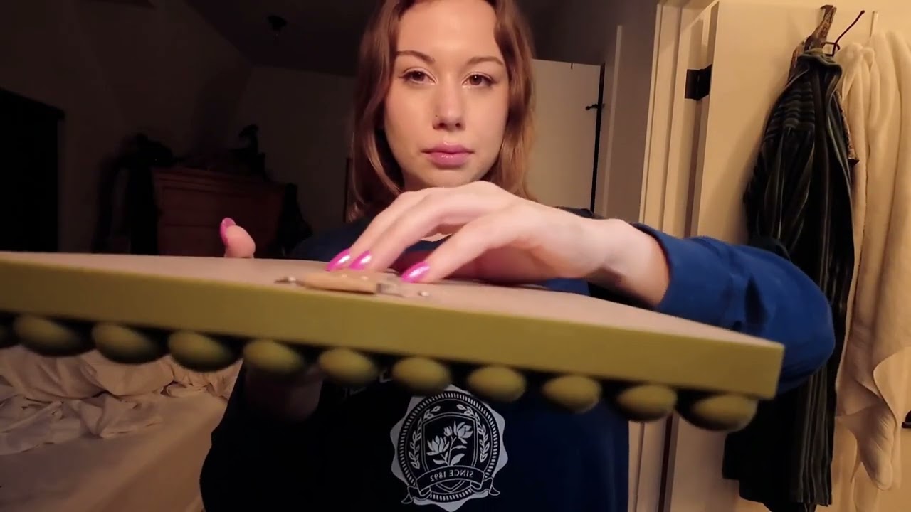 Wood Tapping and Scratching ASMR soft spoken 🪵 lofi ✨ 