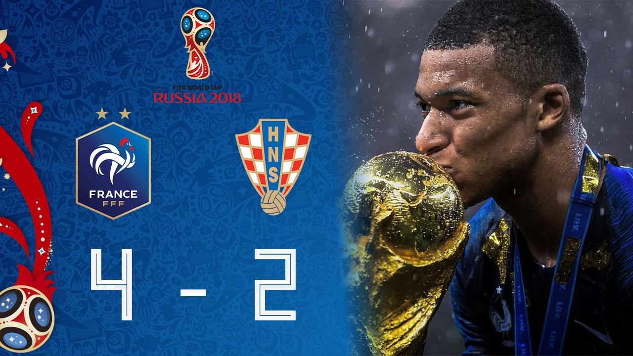 LE JOUR O&Ugrave; Kylian Mbapp&eacute; ENTRE DANS LA L&Eacute;GENDE EN FINALE FRANCE&ndash;CROATIE (2018)