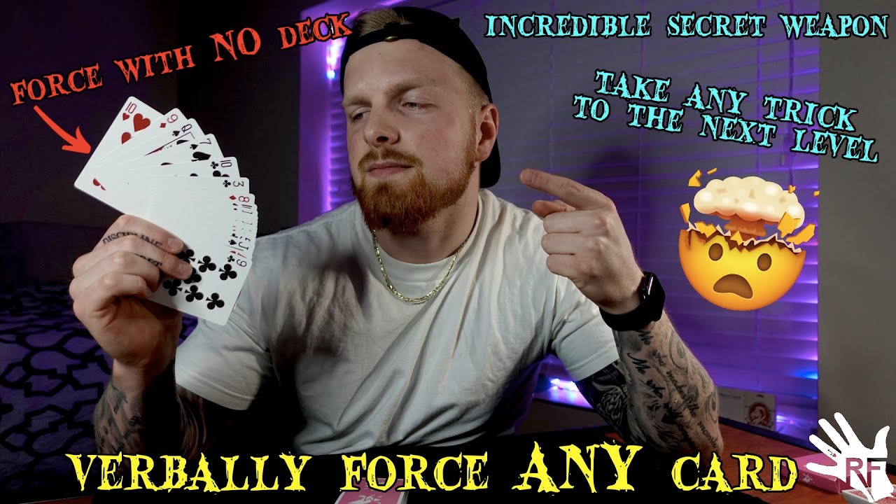 Make ANY Effect ABSOLUTELY MIND BLOWING With This Verbal Card Force | Mentalism/Card Magic Tutorial