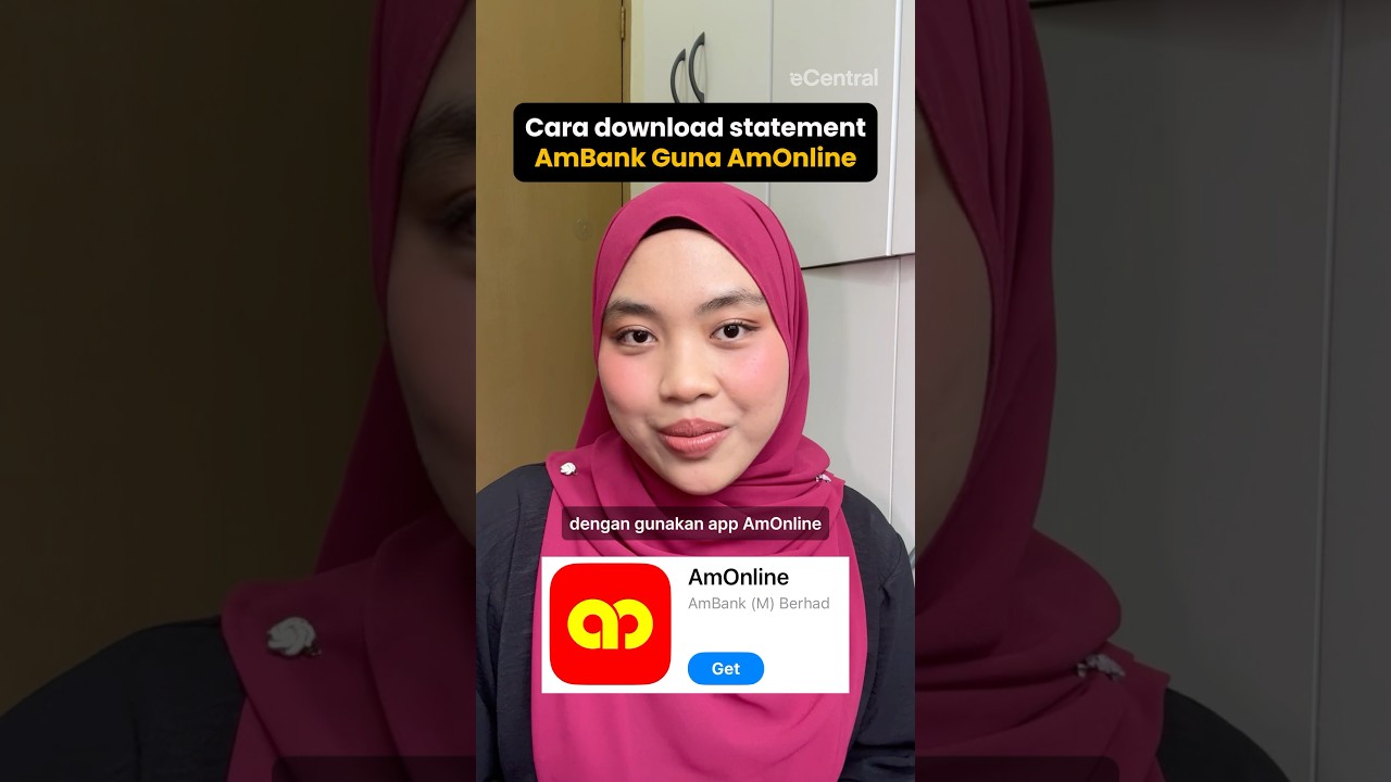 Cara Download Statement AmBank Online Guna App AmOnline #perbankan