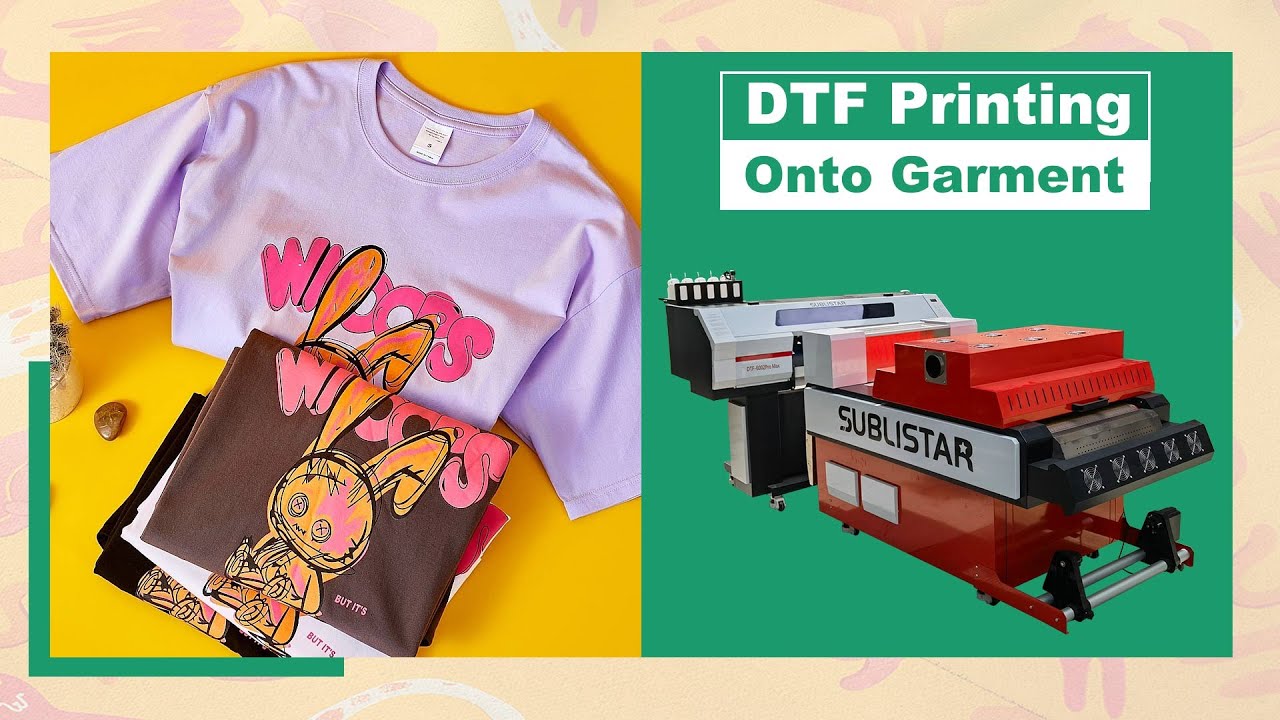 Wide Format DTF Printing Apply onto Garment