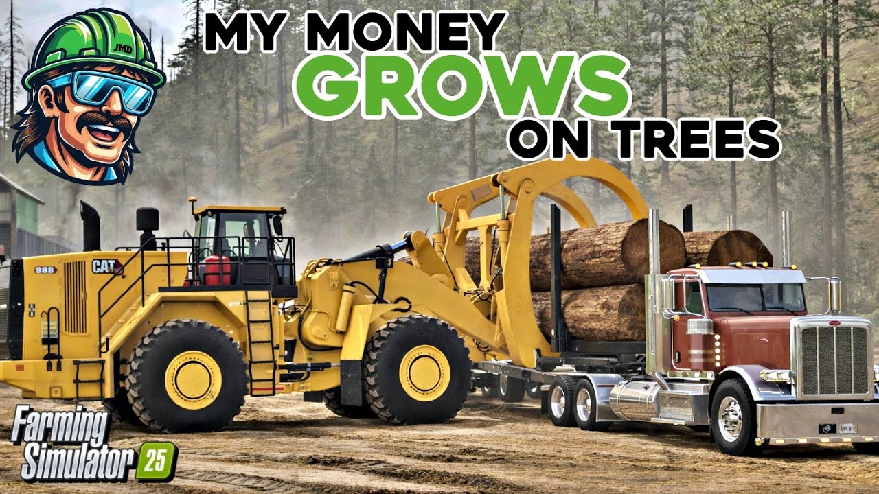 Ultimate Logging Setup FS25 | TigerCat 880 Yarder, John Deere 2954, Cat 988 &mdash; Full Mods Playthrough