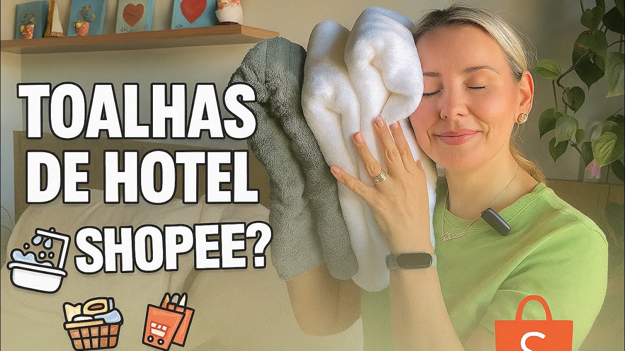 Comprei jogo de toalhas luxo, premium de hotelaria na Shopee | Air Cotton Buddemeyer?