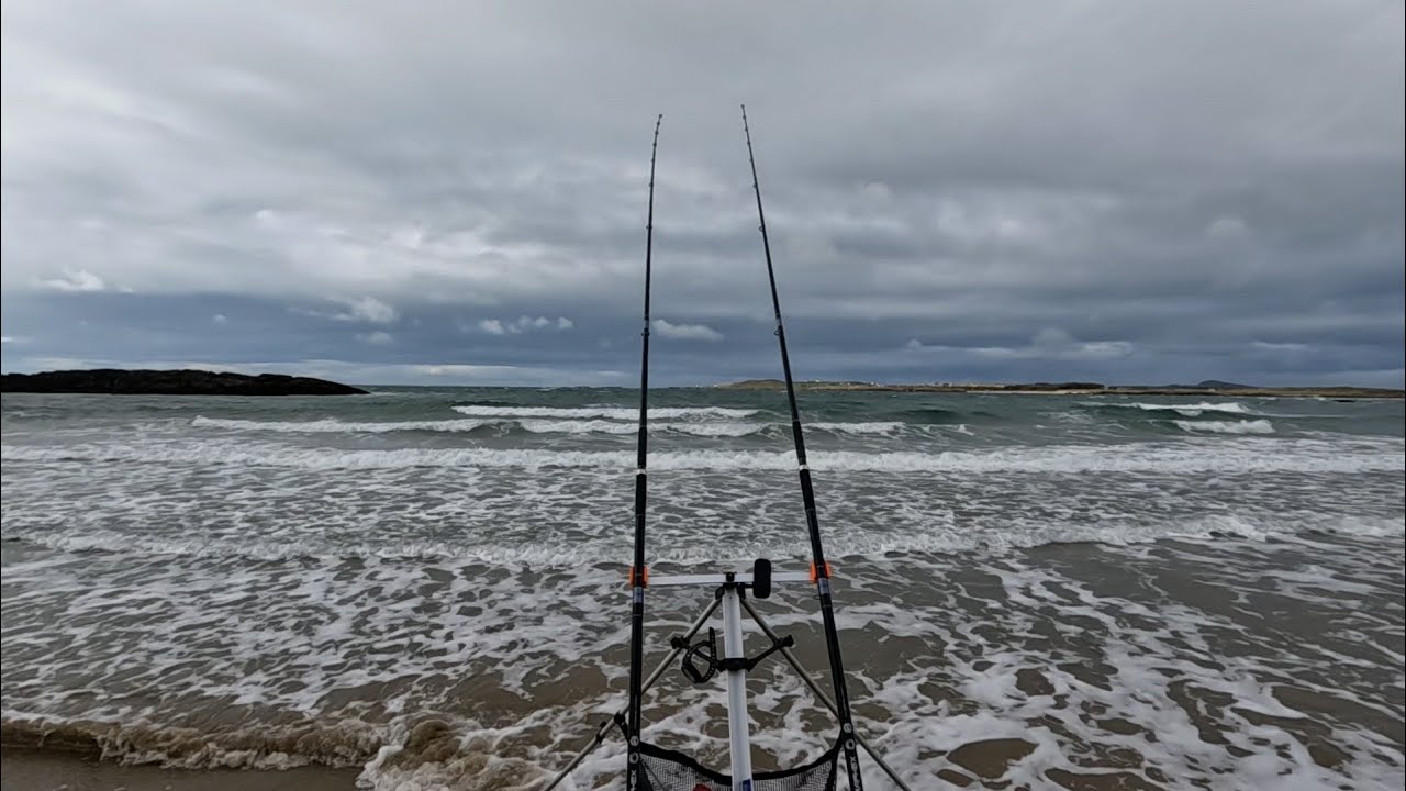 Fishing at Rhosneigr, Anglesey - 12/10/24