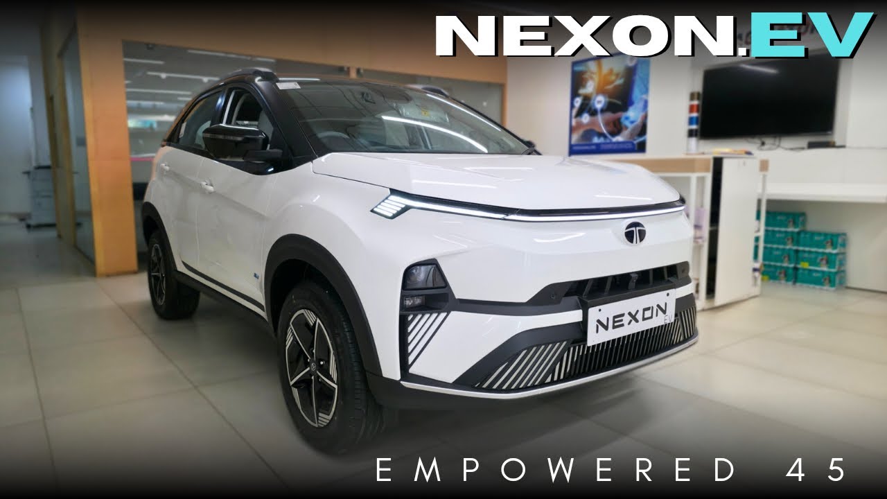 2025 Tata Nexon.EV Empowered 45 🔥| 15.99 Lakhs | Detailed Walk-around | beCARladka