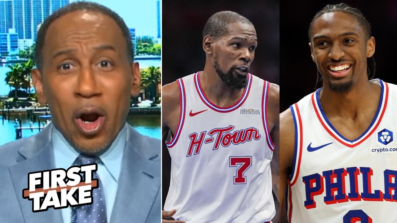 FIRST TAKE | Stephen A. breaks 76ers SHOCKED Timberwolves; Kevin Durant is a FAILURE for the Rockets