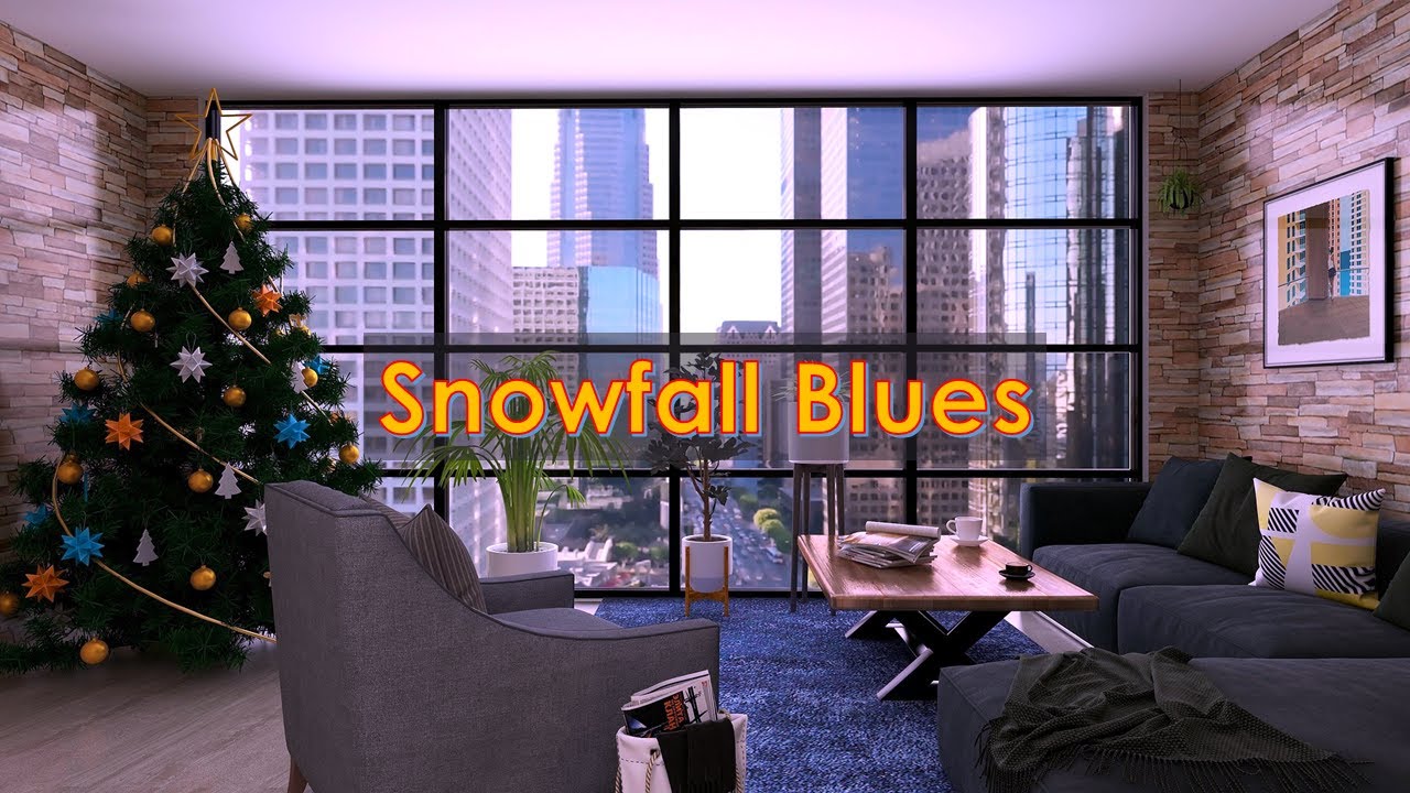 Christmas Jazz Instrumental | Snowfall Blues