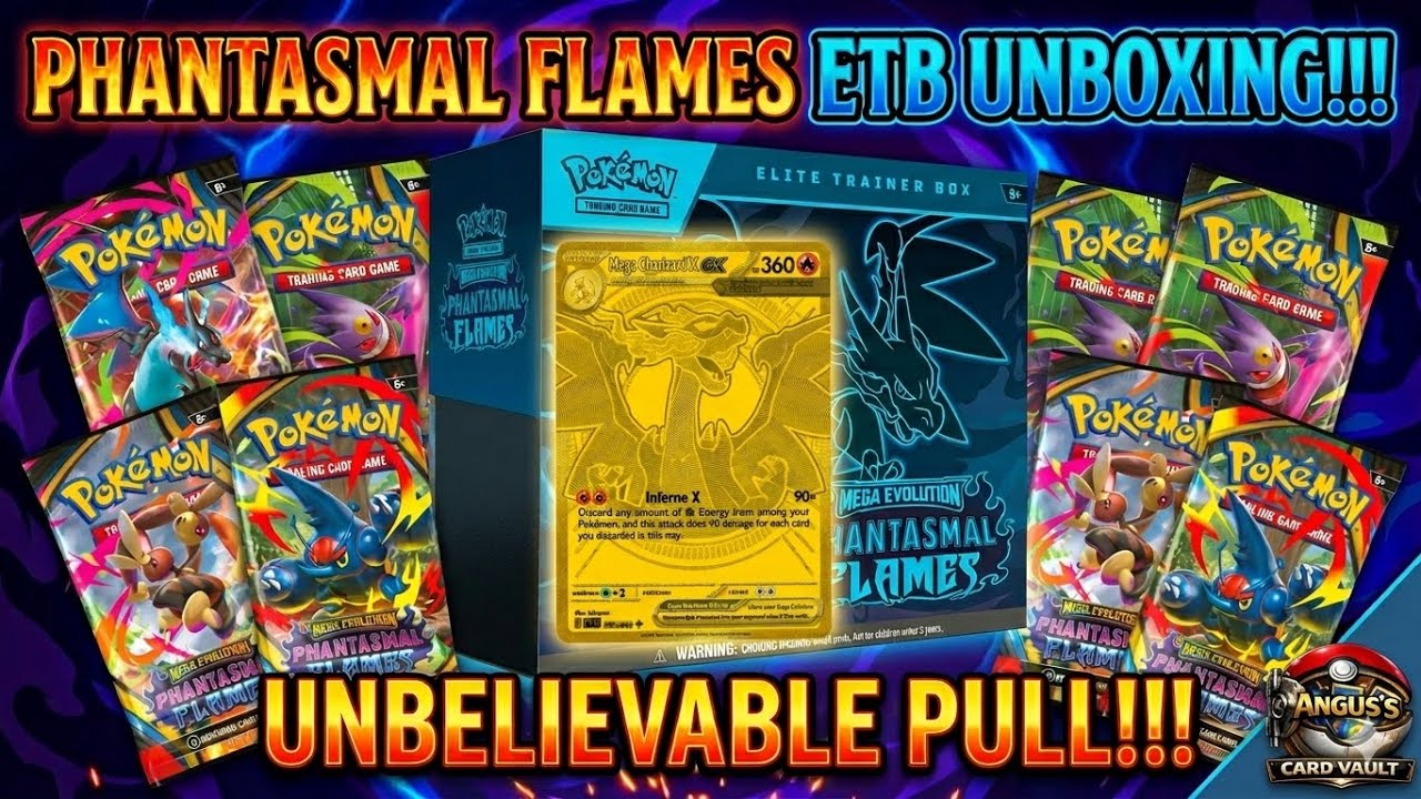 Phantasmal Flames Elite Trainer Box Unboxing!!!