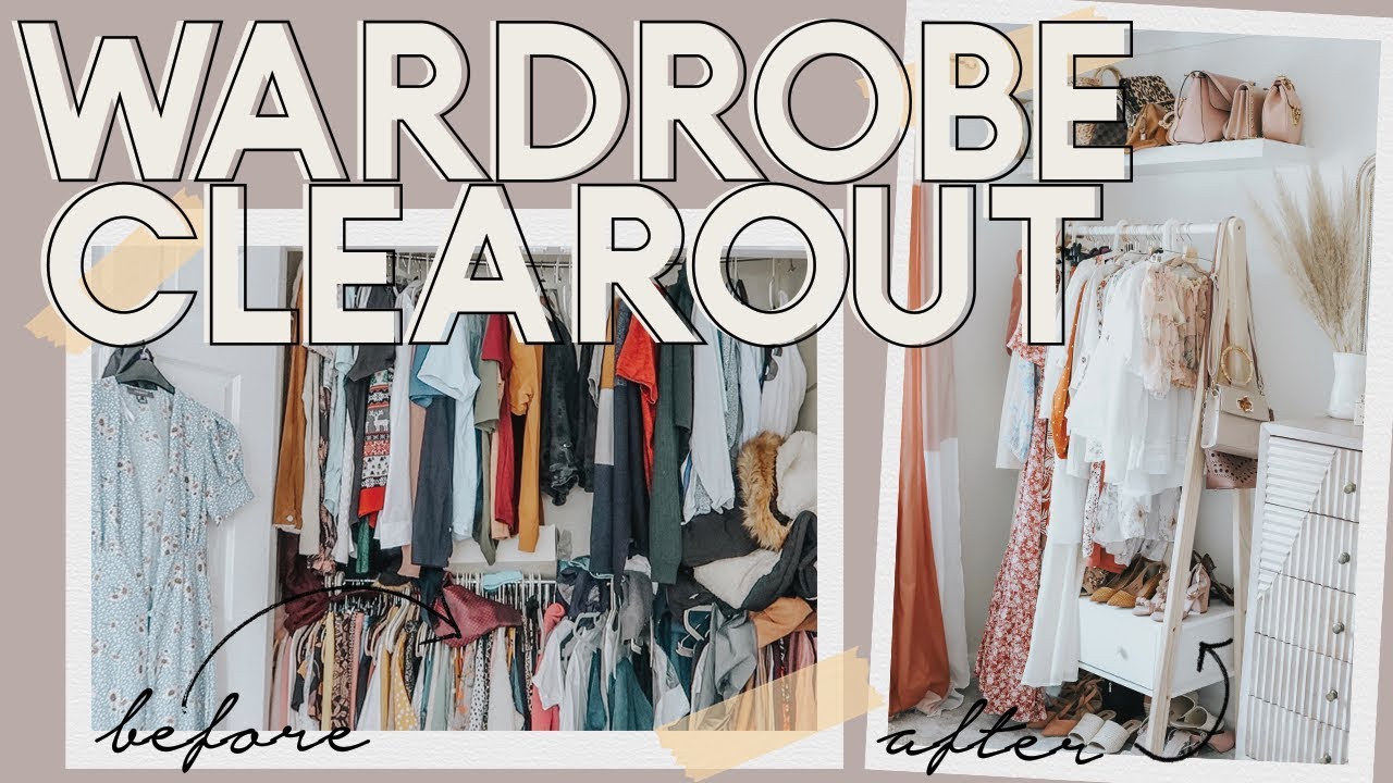 HUGE WARDROBE CLEAR OUT I WAS RUTHLESS! | GET ORGANISED WEEK | KATE MURNANE