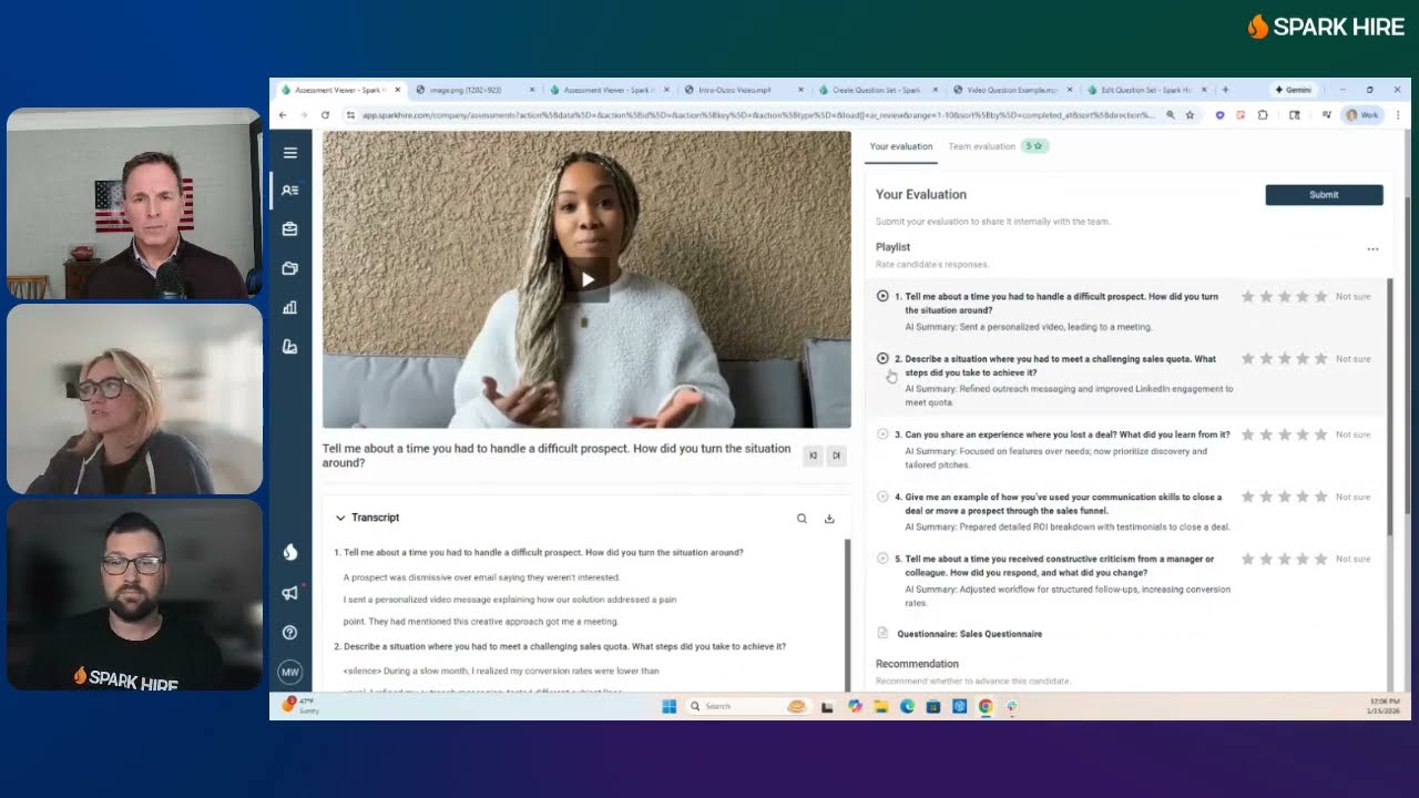 Spark Hire Demo Day: Video Interview Software
