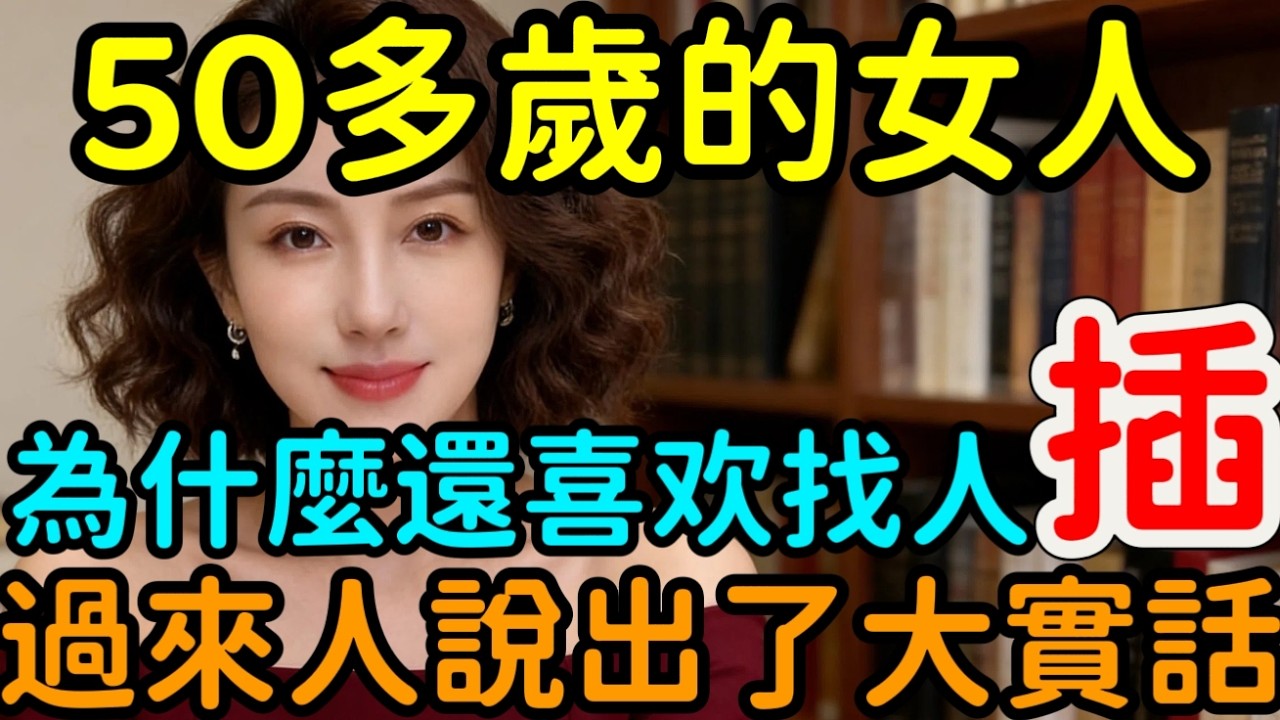 五十多岁中年女人为啥还偷情？5位过来人说出大实话#男女相處#親密關係#互動#信號