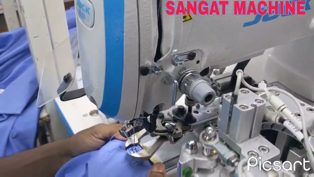 JACK BUTTON STITCH MACHINE WITH FEEDER