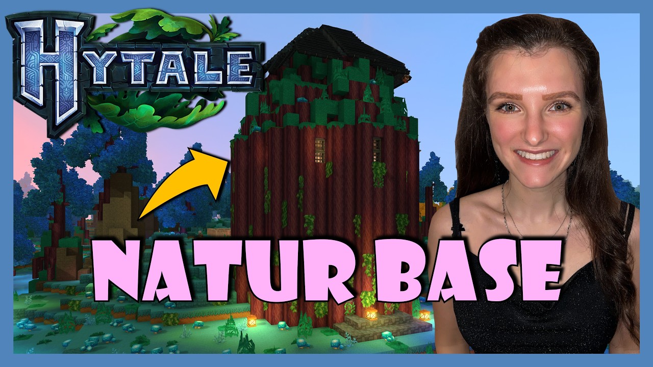 NATURBASE IN HYTALE 😍 HAUS BAUEN, ERKUNDUNG ...
