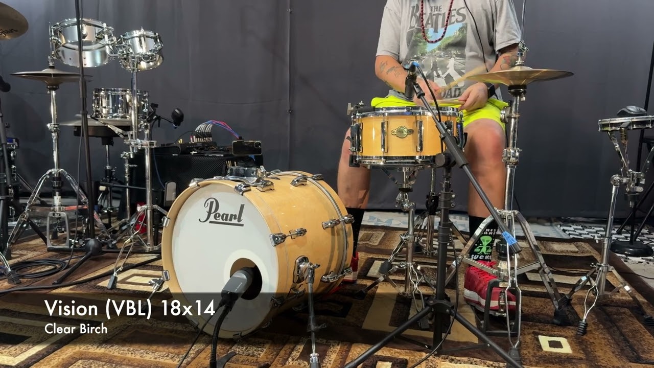 Pearl Bass Drum Sounds (Six sizes)