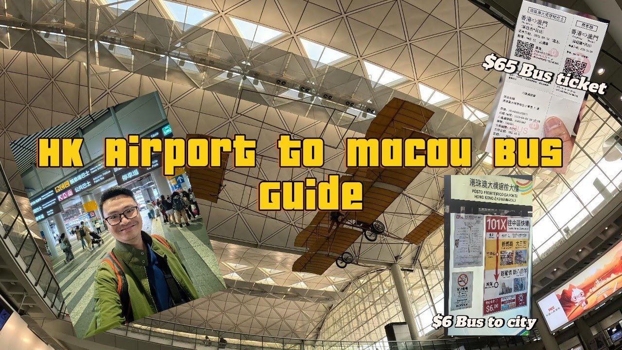 How to Take Bus from Hong Kong Airport directly to Macau on a Budget