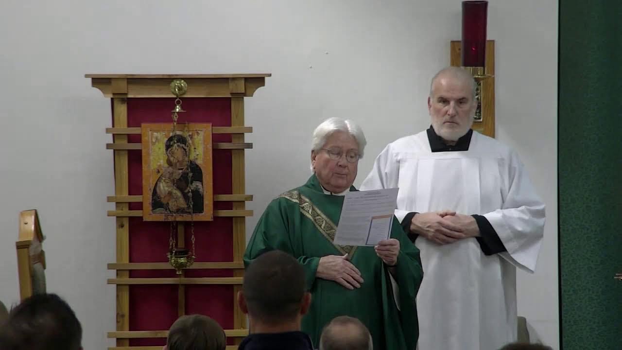 Saturday, Jan. 31, 2026 - Vigil Mass for the 4th Sunday of Ordinary Time
