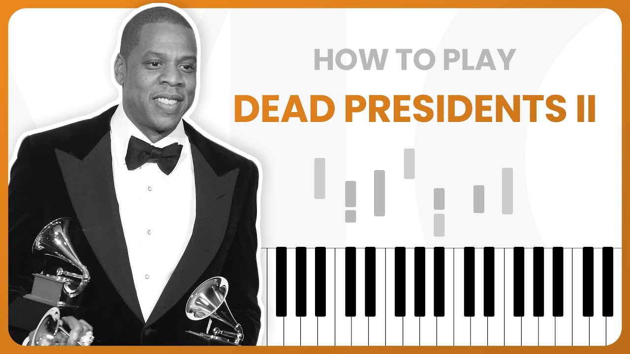 How To Play Dead Presidents II By JAY-Z On Piano - Piano Tutorial (Free Tutorial)