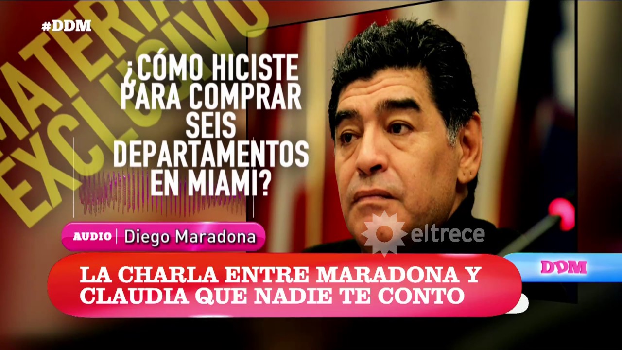 El audio entre Maradona y Claudia que nadie te mostró