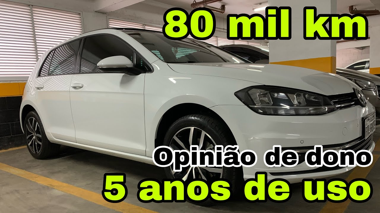 Golf 1.0 tsi automático 80 mil km rodados | Opinião do dono | 5 anos de uso