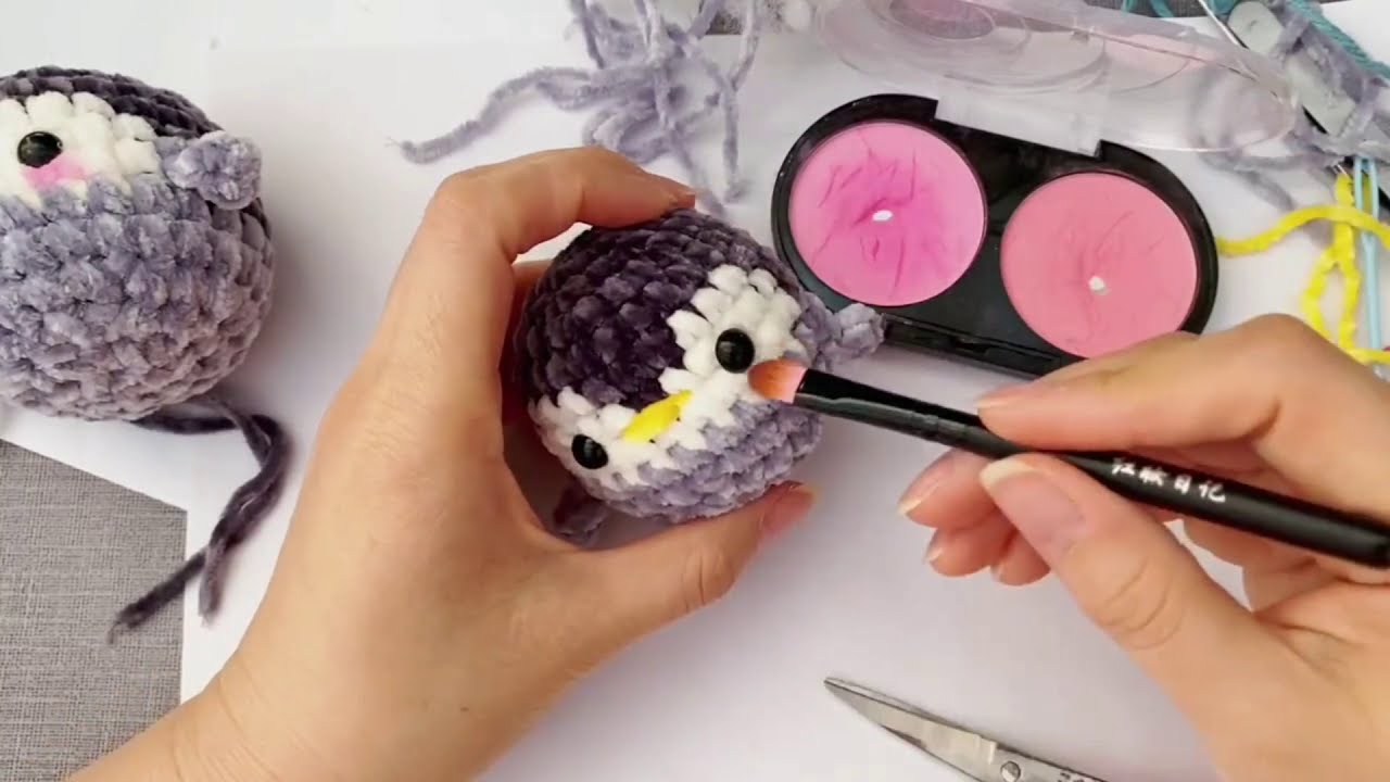 How to make Woolen Penguin Keychain - DIY at Home (Easy to follow step by step)