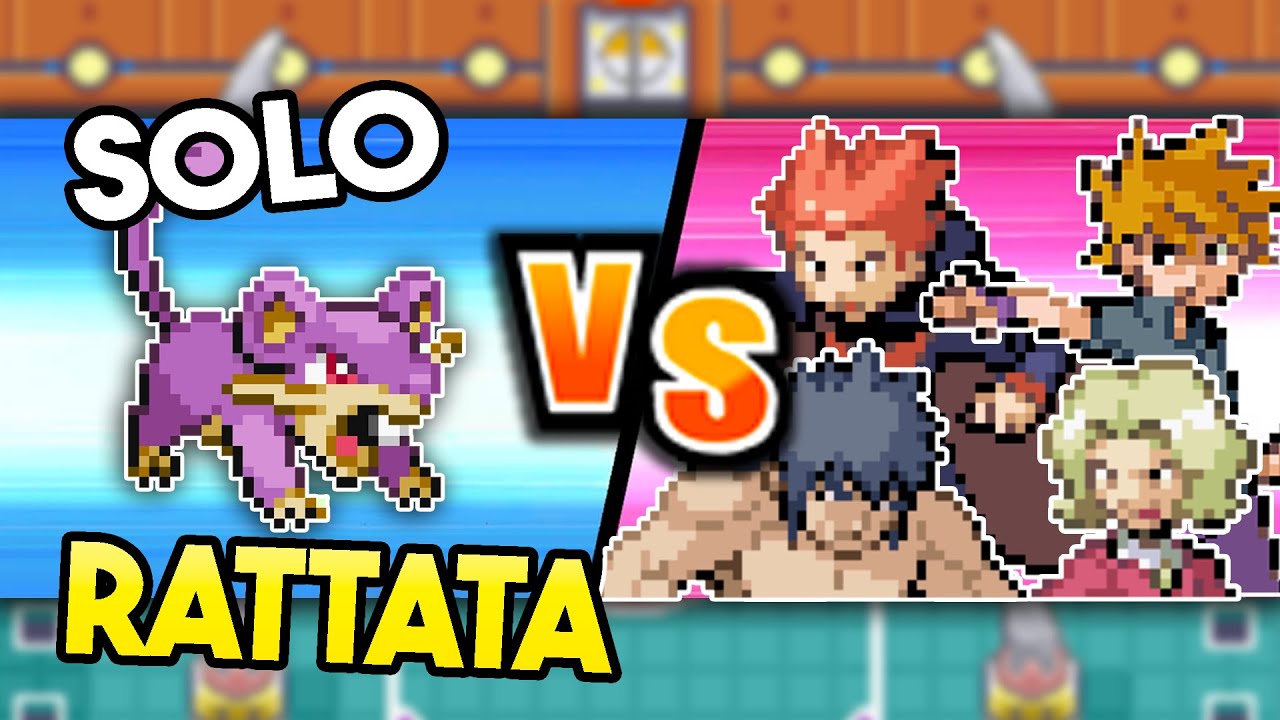 ¿Puedo Pasarme LA LIGA POKÉMON SOLO con RATTATA?