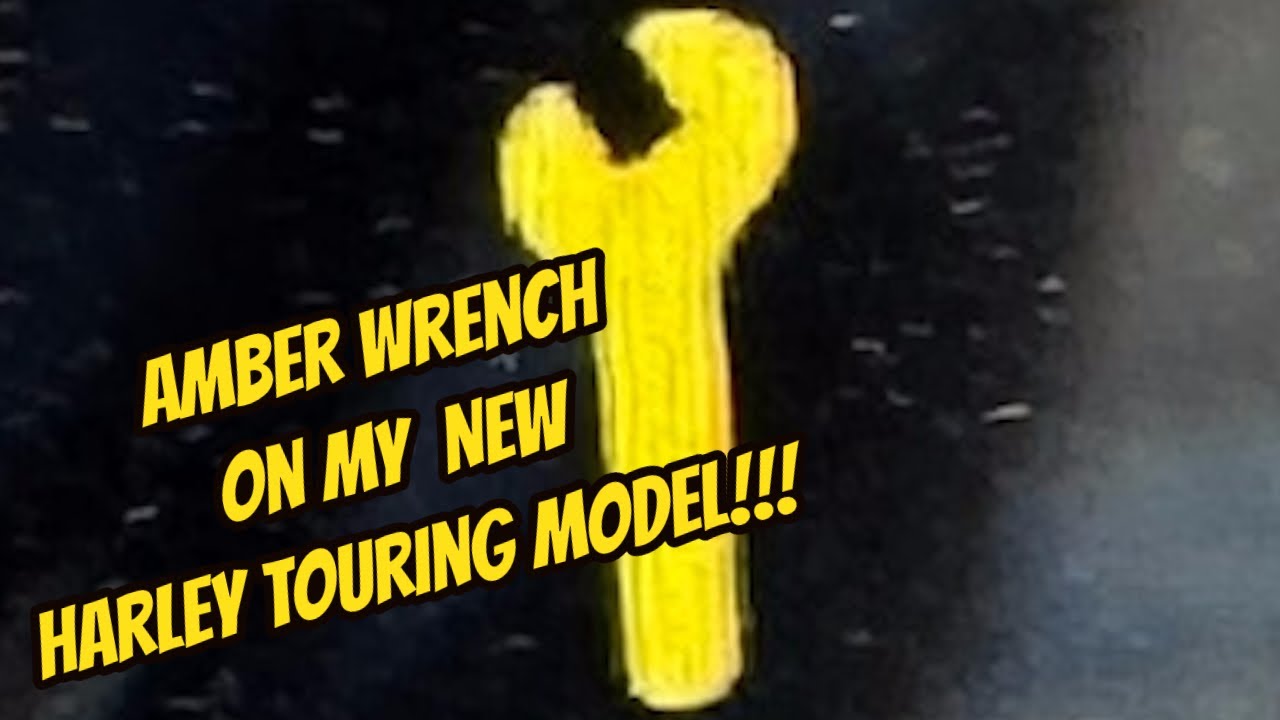 Amber Wrench on my new Harley's screen!
