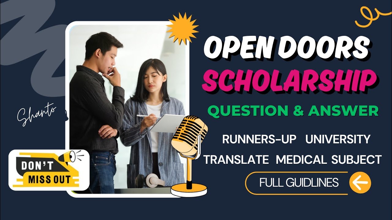 Runners-Up & Winners | Documents | University | Subject |Translation | Medical |   Open Doors 2026