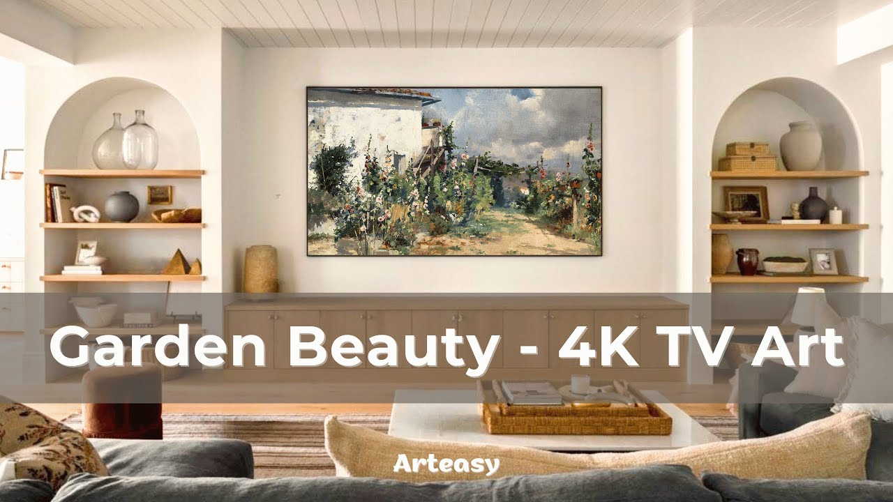 Garden Beauty | Garden Art | Garden Paintings | Garden Art for TV | Garden 4K Paintings