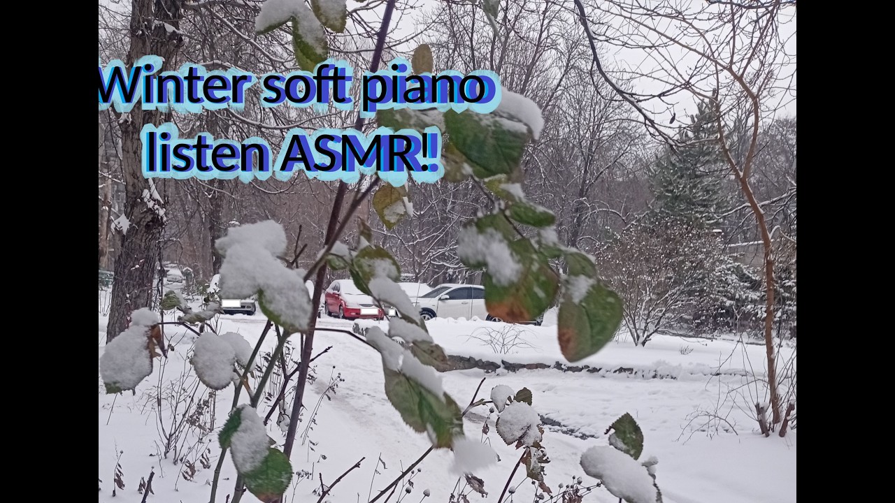 Relax, ASMR! Piano music!