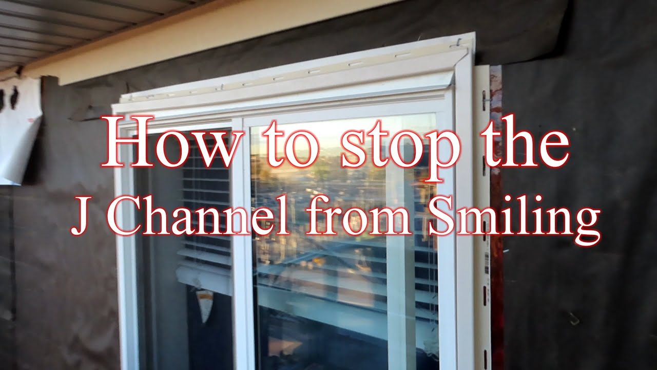 How to stop a Vinyl J Channel from smiling