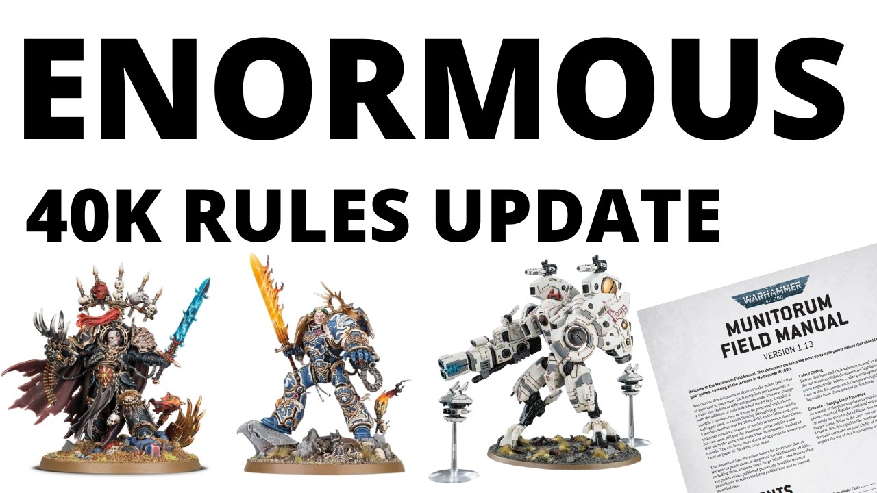 HUGE Warhammer 40K Rules Updates &ndash; Balance Dataslate, New Points + More