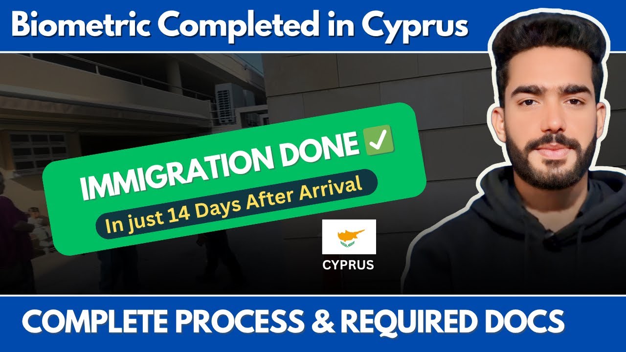 Cyprus Immigration Done ✅ | Full Process After Arrival 2025