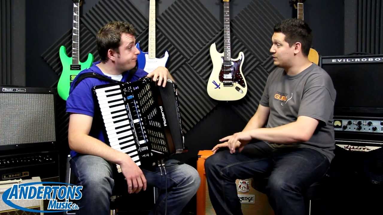 The Andertons Accordion Video! - Roland V-Accordion FR-3X