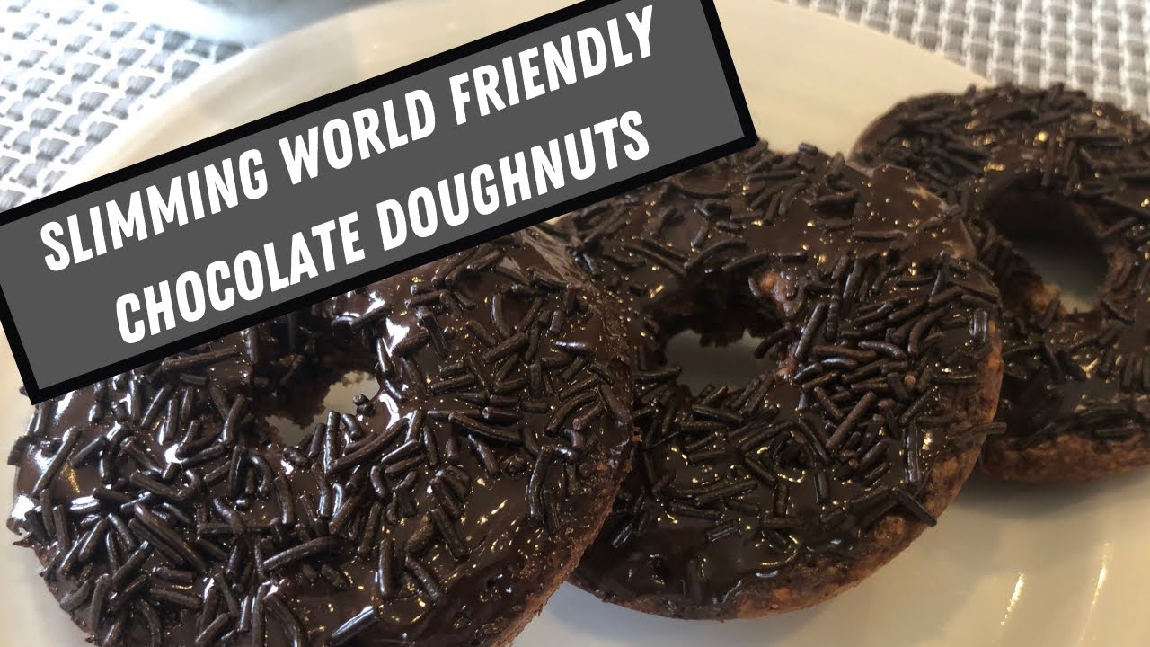 Slimming World friendly chocolate doughnuts.  3 doughnuts are HEB & 3.5 Syns and so worth every syn!