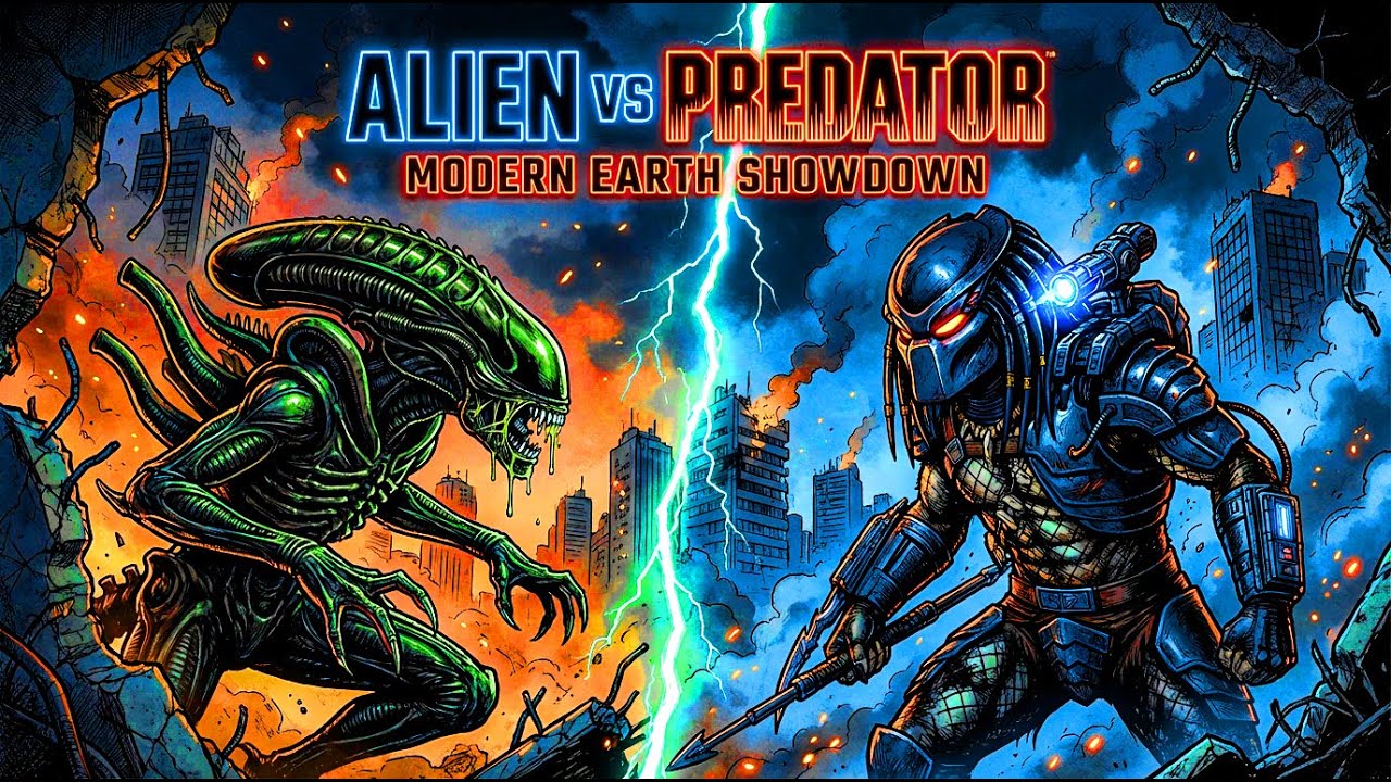 What If an ALIEN Collided With a PREDATOR on Modern Earth?