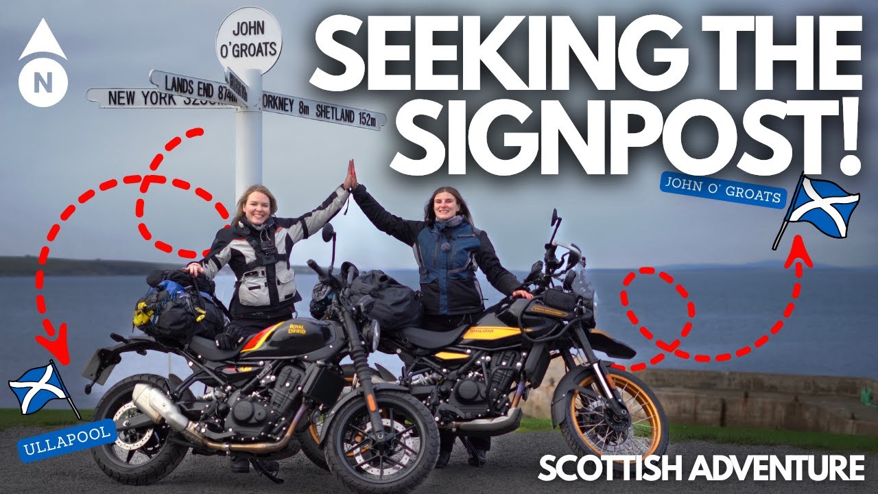 EPIC NC500 Adventure DAY 3 | From Ullapool to John O&rsquo; Groats on Royal Enfield 450s 🇬🇧