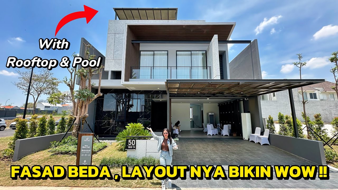 CITRALAND STONE GATE PARK FASAD RUMAH BERANI BEDA FUTURISTIK LAYOUT BIKIN TERKEJUT